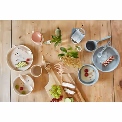 Lässig Tiny Farmer Polypropylène Beige, Rouge Rond Plateau de service - Vue supplémentaire 4