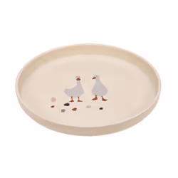 Lässig 1310063842, Assiette pour enfant en bas âge, Beige, Rouge, Cellulose, Polypropylène (PP), Garçon/Fille, 0,5 an(s), 180 ...