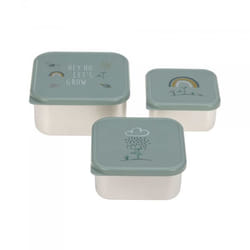 Lässig Boîtes à goûter enfants (Lot de 3) - Garden Explorer