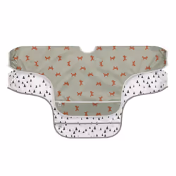 Lässig Little Forest, Bavoir à manches, Vert, Blanc, Unisexe, Bébé (0-2 ans), 6 mois, 24 mois
