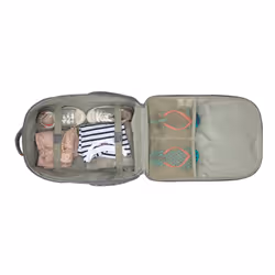 Lässig Safari Tiger Chariot Carapace molle Gris 22 L Polyester