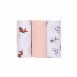 Lässig Little Forest gigoteuse Couverture à emmailloter M Gris, Rose, Blanc