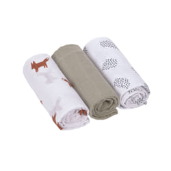 Lässig Little Forest gigoteuse Couverture à emmailloter M Vert, Rouge, Blanc