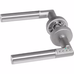 Assa Abloy 492-08---11---6, Poignée de porte d'entrée, Intérieure, Pour gaucher, Acier inoxydable, Mat, 3 min