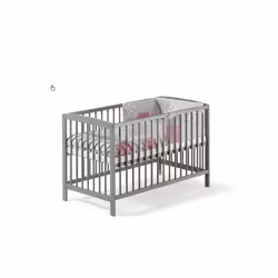 Schardt Lit Felix 60x120 nordic grey, Lit bébé, Bois, Gris