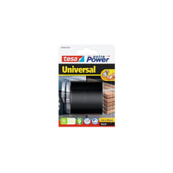 Tesa - 56490-00001 Ruban en toile pour réparations Fixation Emballage Marquage et scellement Noir 5 m x 50 mm