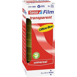 TESA 57371 Adhésif de bureau 33 m Polypropylène (PP) Transparent 10 pièce(s)