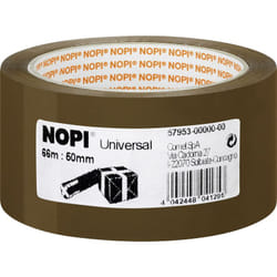 Tesa - Ruban adhésif d'emballage Nopi 57953-00000-00 marron (l x l) 66 m x 50 mm acrylate 1 pc(s) S17090
