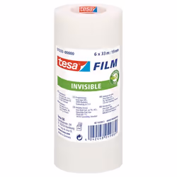 TESA 57333-00000-03, Adhésif double-face, Translucide, 33 m, Polypropylène, 19 mm