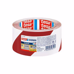 TESA 58131, Rouge, Blanc, PVC, 66 m, 50 mm