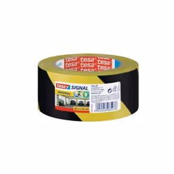 Tesa - 58133-00000-00 ruban adhésif universel de marquage et signalisation signal 66 m x 50 mm (jaune/noir) 22905005