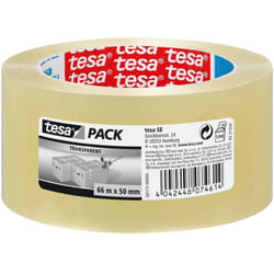 Tesa - pack 6 rollos cinta embalaje transp. pp standard 50MX66MM 58172-00000-00