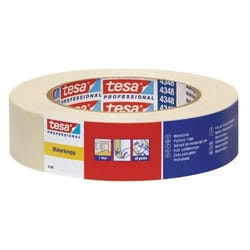 Adhésif masquage - TESA - TESA MALER KREPP 4348 STANDARD - Légerement crepe - 25mm x 50m