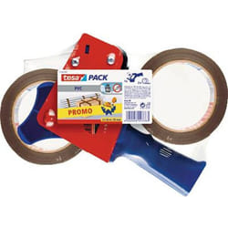 Tesa - Distributeur de ruban d'emballage 57108-00-01 50 mm 66 m avec protection de la lame