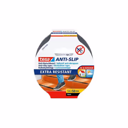 TESA 55588, Bande anti-dérapante pour baignoire, Adultes, Noir, 50 mm