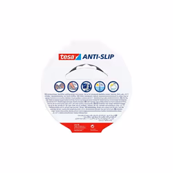 TESA 55589-00 Bande anti-dérapante pour baignoire Noir