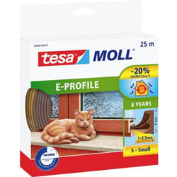 E-Profil 05464-00101-02 Joint en bande moll® marron (l x l) 25 m x 9 mm 25 m - Tesa