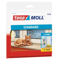 TESA 05559-00100 Bande d'étanchéité 6 m Joint en mousse Auto-adhésif Blanc