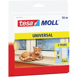 Tesa - Joint en bande moll® 05412-00100-00 blanc (l x l) 10 m x 9 mm caoutchouc 1 pc(s)