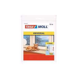 Calfeutrer mousse portes & Fenêtres 10m x 25mm x 6mm blanc. Profil en mousse adhésif. Pour des espaces de 1 à 5mm. Durée de v ...