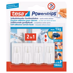 TESA 58034-00007 crochet pour rangement à usage domestique Blanc 1 pièce(s)