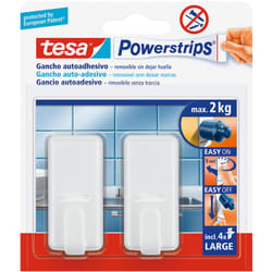 Tesa - powerstrips jusqu'à 2kg classic blanc 58010