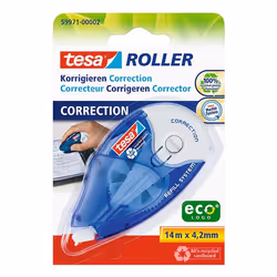 TESA 59971-00002-05 film/bande correcteur 14 m Bleu, Blanc 1 pièce(s)