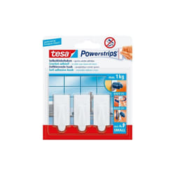 Tesa - 57559-00000-00 powerstrips 3 mini crochets design + 4 mini languettes blanc 57559-00000-01