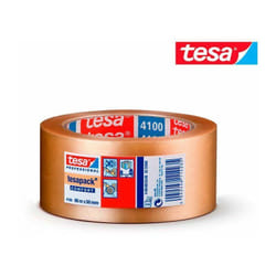 Ruban d'emballage en pvc brut transparent 66 m x 50 mm 4100 Tesa