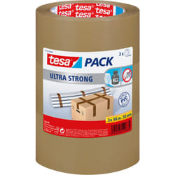 Tesa - ultra strong 51124-00008-01 Ruban adhésif d'emballage pack® marron (l x l) 66 m x 50 mm 3 pc(s)