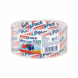 TESA 57807, 66 m, Transparent, Polypropylène (PP), Carton, Papier, Fort, 55 mm