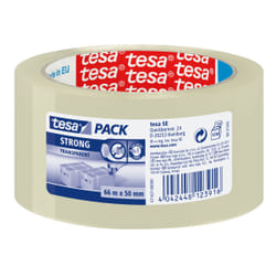 TESA Clear Strong 66 m Polypropylène Transparent 1 pièce(s)