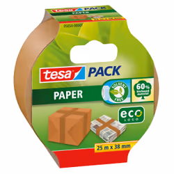 TESA Papier ecoLogo, 25 m, Marron, 38 mm, 1 pièce(s)