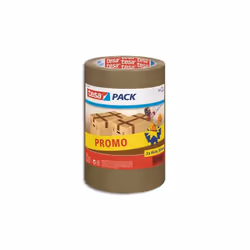 Lot de 3 adhésifs d'emballage marrons en polypropylène pour la fermeture de cartons Convient à la fermeture de cartons et emb ...