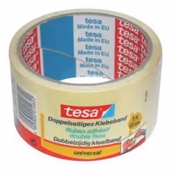 TESA Ruban adhésif Double face Adhésion forte - 5m x 50mm