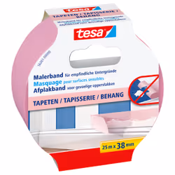 TESA Masquer Spécial papier peint - Adhésion légère