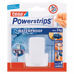 TESA 59703-00000 crochet pour rangement à usage domestique Blanc 1 pièce(s)