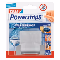 TESA 59710-00000 crochet pour rangement à usage domestique Acier inoxydable 1 pièce(s)
