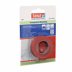 TESA Ruban adhésif double face 4965 Extérieur Transparent (19 mm x 5 m)
