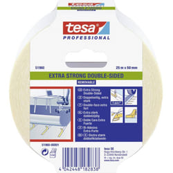 Tesa - extra strong 51960-00001-11 Ruban de pose ® Professional translucide (l x l) 25 m x 50 mm 1 pc(s)