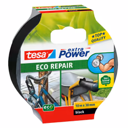TESA Réparer Super résistant - écologique, Noir, Mettre en lots, Fabriquer de maniere artisanale, Marquer, Réparer, Renforcer ...