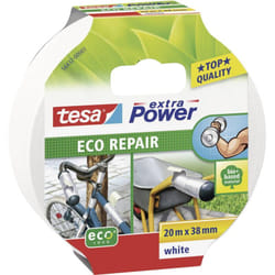 Tesa - Ruban adhésif toilé ® extra Power 56432-00001-00 blanc (l x l) 20 m x 38 mm caoutchouc 1 pc(s)