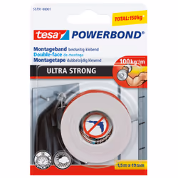 TESA Fixer Objets Xtrême - fixation ultra forte