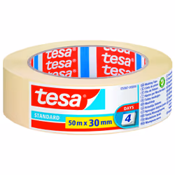 TESA Nastro in carta adesivo 30 mm x 50 m, 50 m, Beige, Papier, 30 mm, 1 pièce(s)