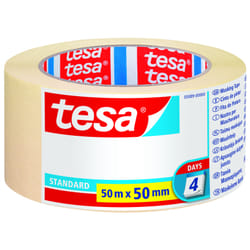 TESA Nastro in carta adesivo 50 mm x 50 m Papier Beige 1 pièce(s)