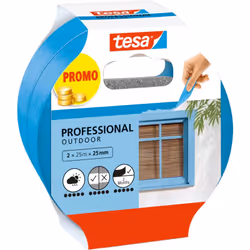 tesa ruban pour peintre OUTSIDE - Ruban de masquage fin pour un masquage extrêmement précis lors de la peinture en extérieur, ...