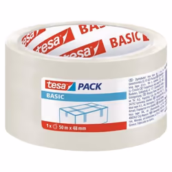 TESA 58572-00000-00, Transparent, Polypropylène (PP), 50 m, 48 mm