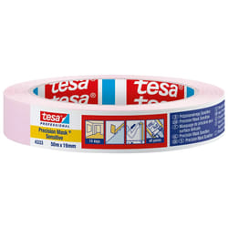 TESA 4333 50 m Ruban de masquage pour peintre Adapté à une utilisation à l'intérieur Papier Rose