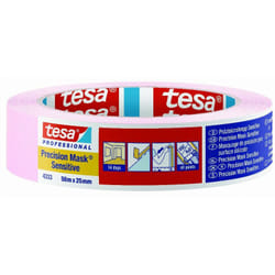 Ruban rose 50m x 25mm masquage de précision supports délicats Tesa 04333-00018-02