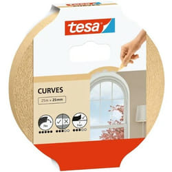 TESA 56533-00001-02 adhésif de masquage 25 m Ruban de masquage pour peintre Adapté à une utilisation à l'intérieur Marron